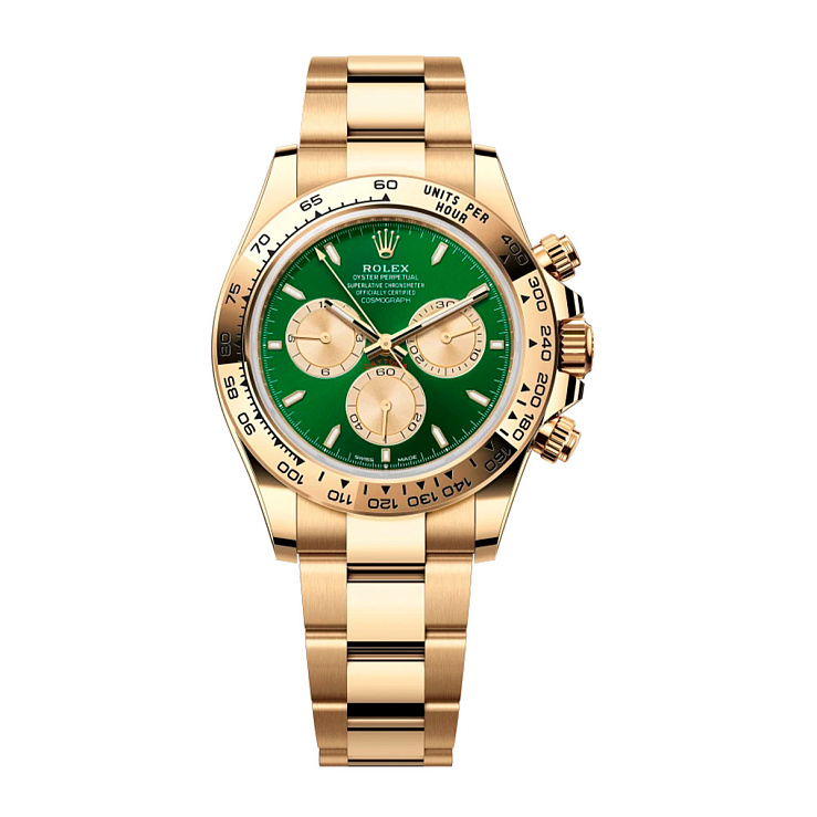 Cosmograph Daytona Yellow Gold New "John Mayer" Green Dial