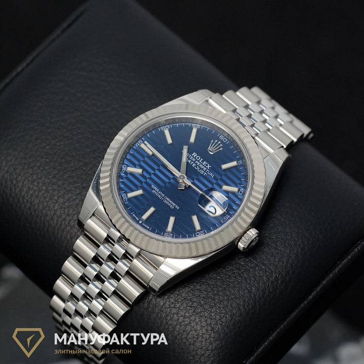 Datejust 41mm Blue Fluted Motif 2022