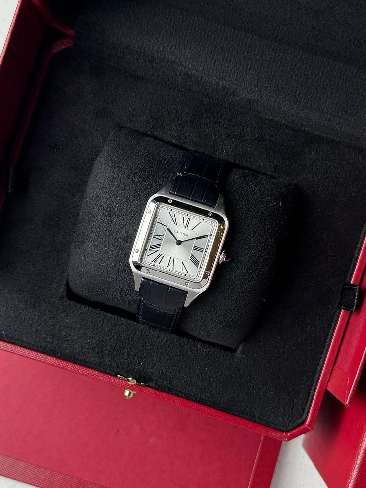 SANTOS-DUMONT STEEL QUARTZ Large model