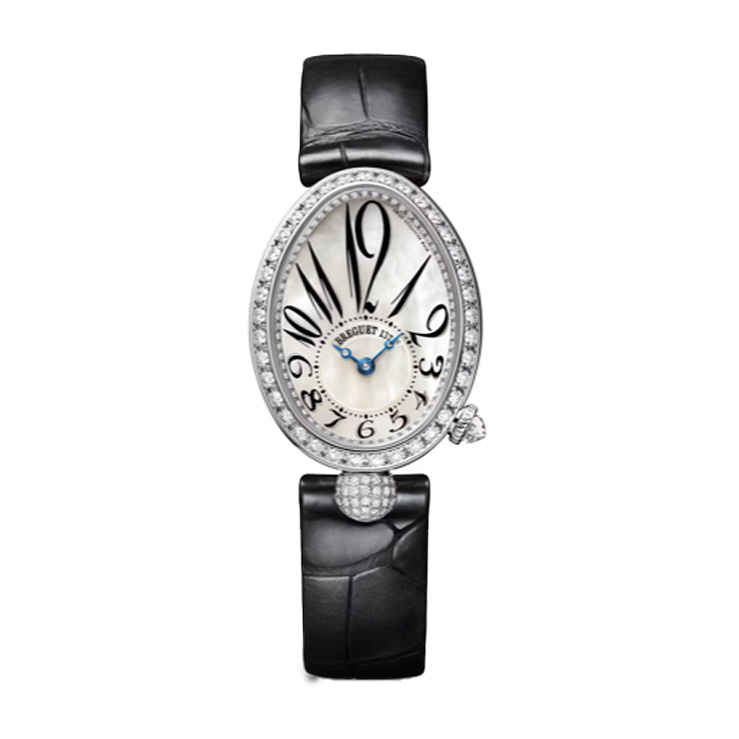 Reine de Naples Mini Mother Of Pearl Diamonds White Gold