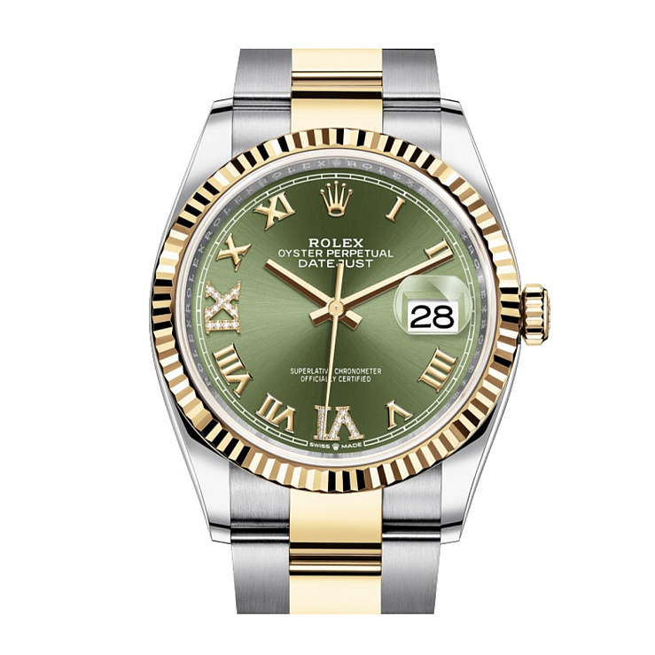 Oyster Perpetual Datejust 36 mm Oystersteel and Yellow Gold