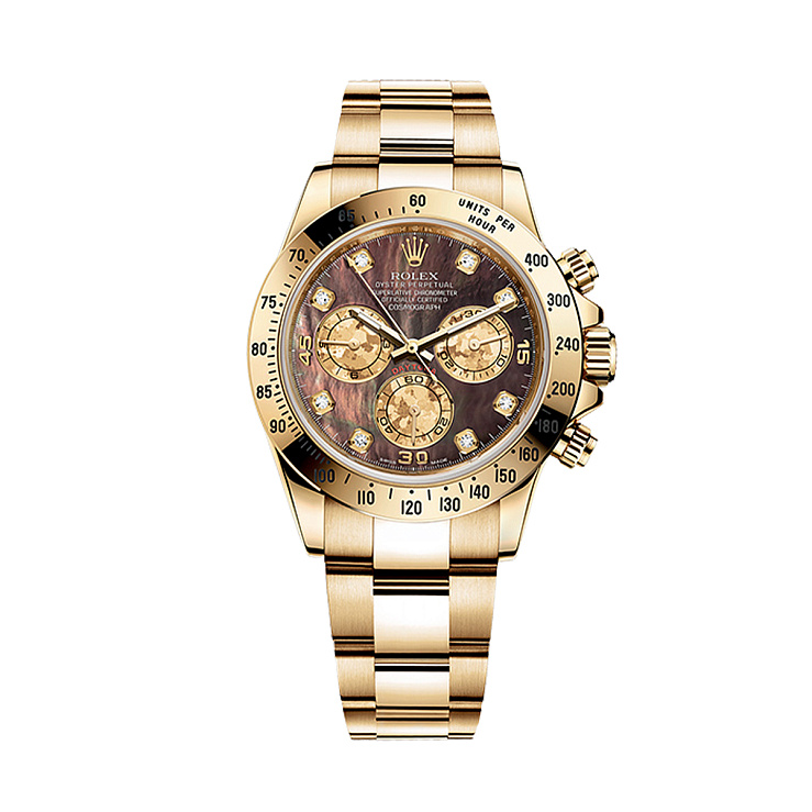 Daytona Yellow Gold Black MOP Dial