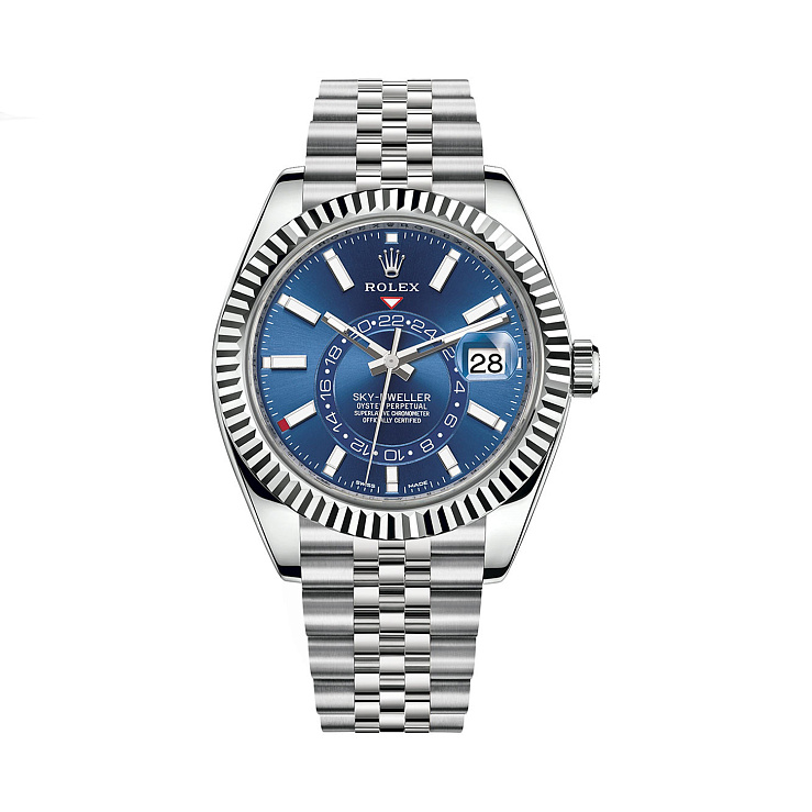 Sky-Dweller Steel Jubilee Blue Dial