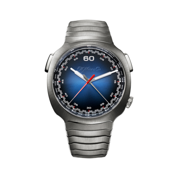 Streamliner Flyback Chronograph Automatic Funky Blue fumé dial 42mm Steel