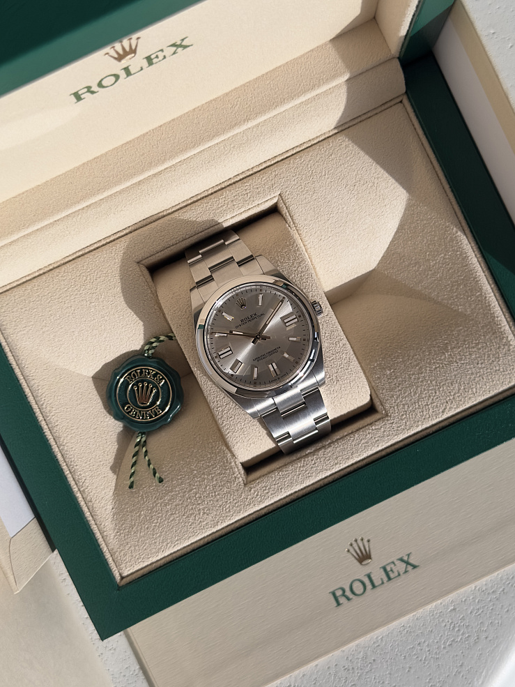 Oyster Perpetual 41 mm Silver Dial