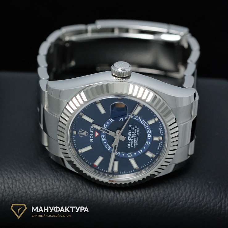Sky-Dweller Steel Blue Dial