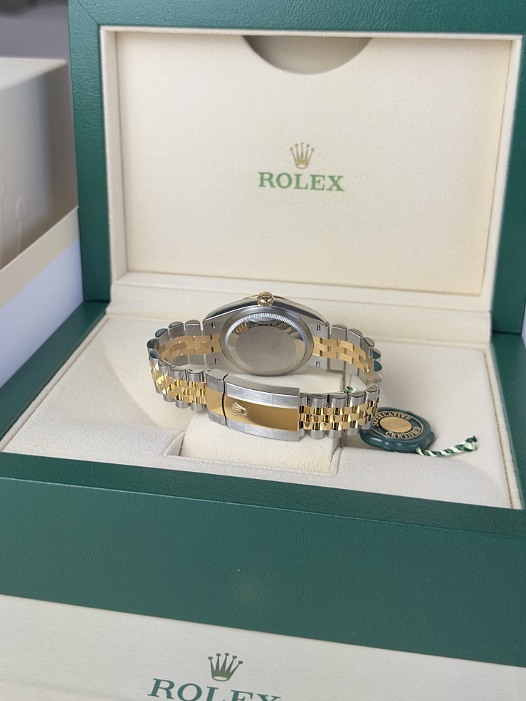 Datejust 36mm Steel & Yellow Gold Champagne Diamond Dial Jubilee bracelet