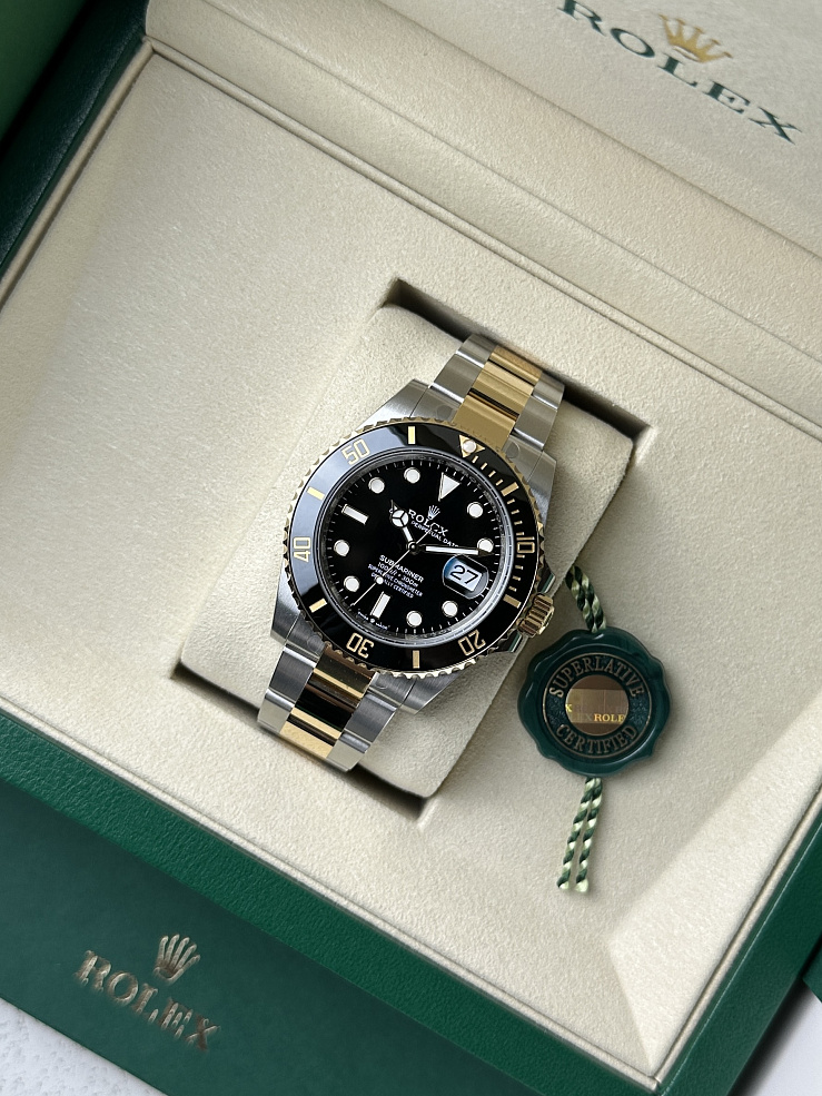 Submariner 41mm Steel & Gold Black