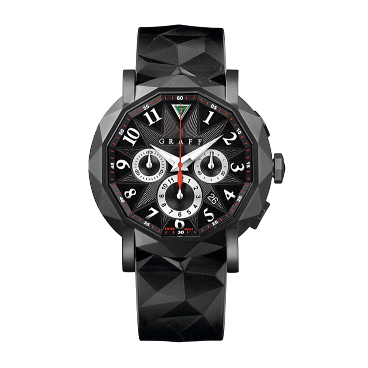 ChronoGraff Black DLC Steel Chronograff 45mm Limited Edition of 500 pieces