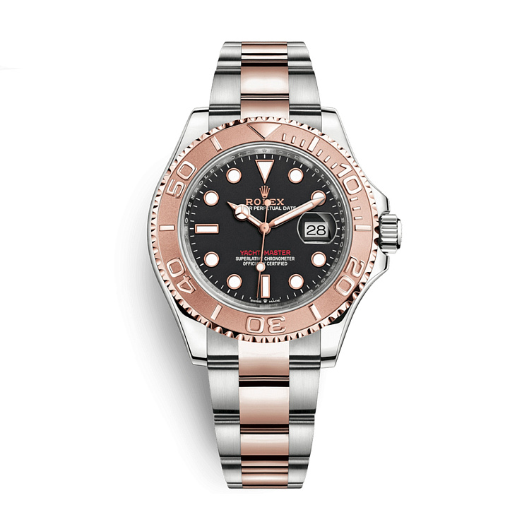 Yachtmaster 40mm Two Tone Black Dial