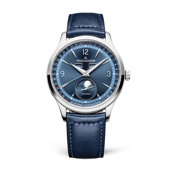 Master Control Calendar Moonphase Blue 40mm