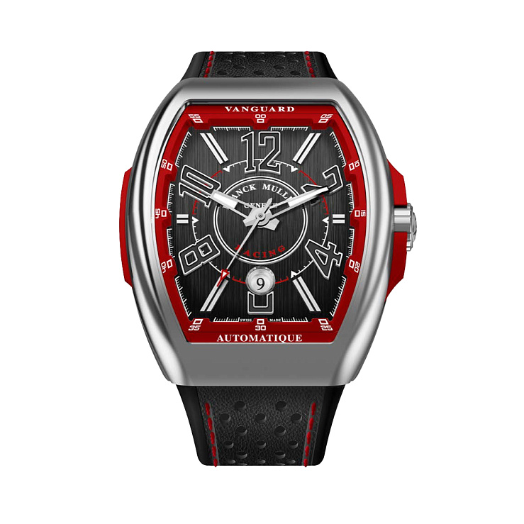 Vanguard Racing Black and Red Steel 45mm