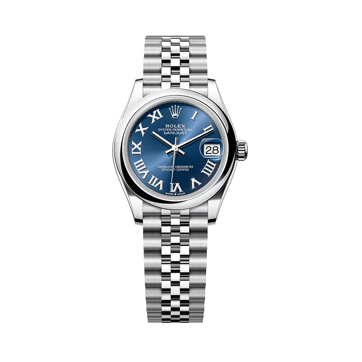 Datejust 31mm Steel Blue Roman Dial Jubilee Bracelet
