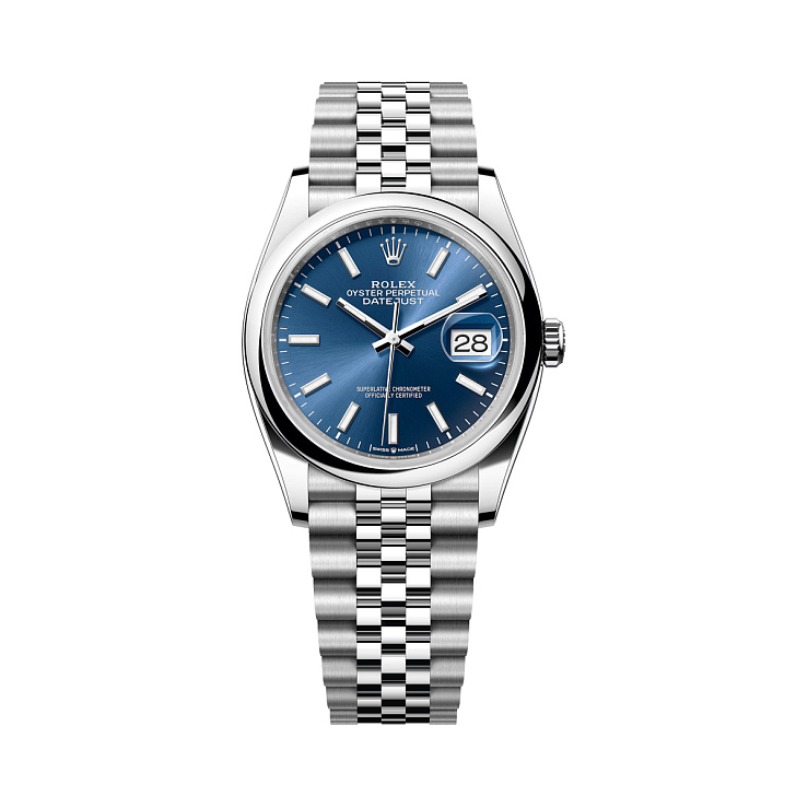 Datejust 36mm Steel Blue Dial Jubilee Bracelet