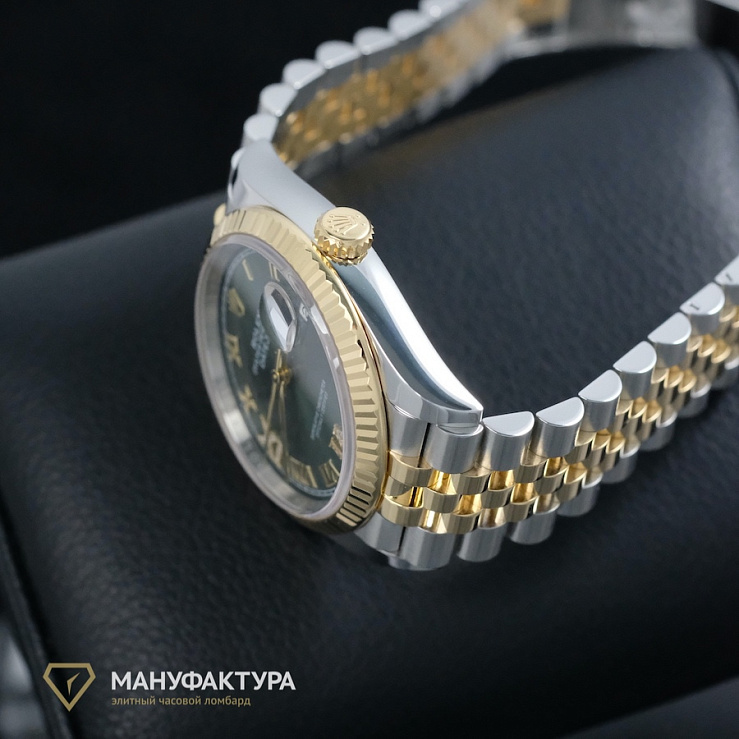 Oyster Perpetual Datejust 36 mm Rolesor Oystersteel and Yellow Gold