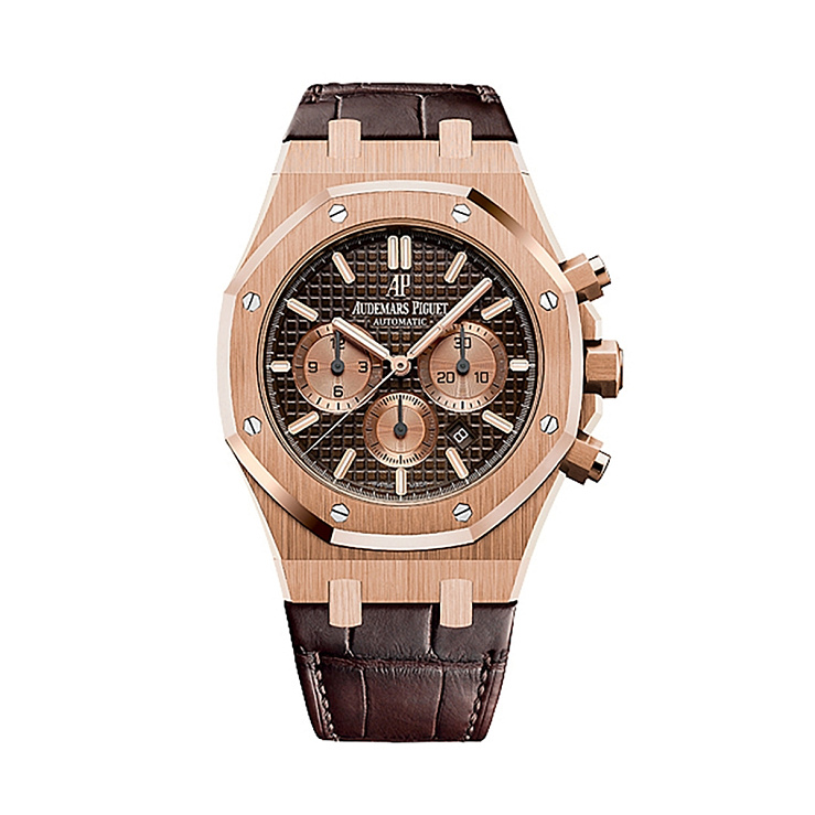 Royal Oak Chronograph 41mm Rose Gold Chocolate Dial