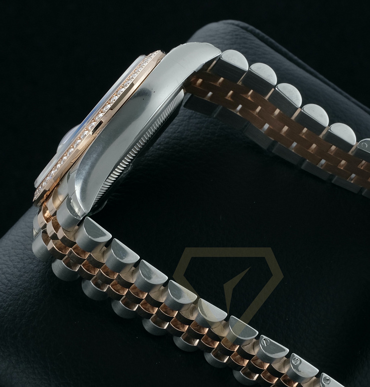 Oyster Perpetual Datejust 36 mm Everose Rolesor Factory diamonds 2021