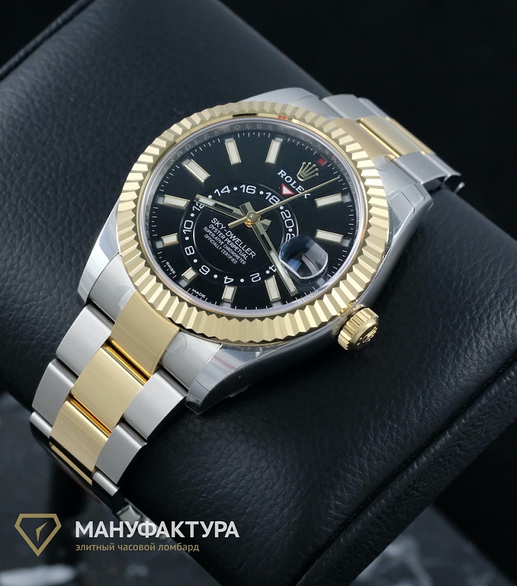 Sky-Dweller 42mm Steel and Yellow