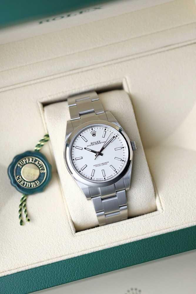 Oyster Perpetual 39mm White Dial