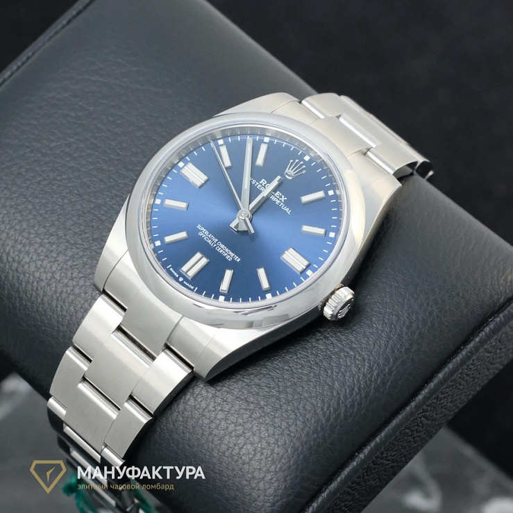 Oyster Perpetual 41 mm Blue Dial