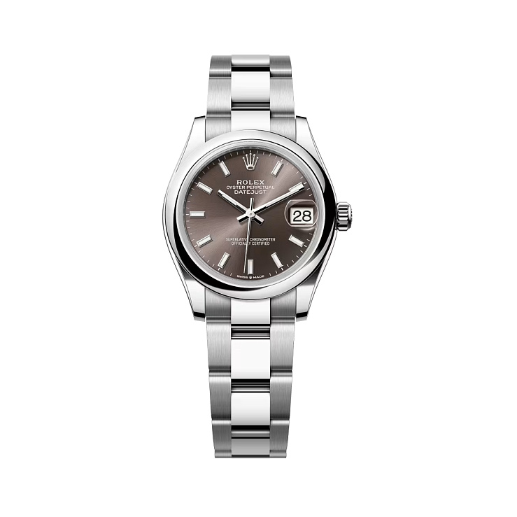 Datejust 31mm Steel Dark Grey Dial Oyster Bracelet