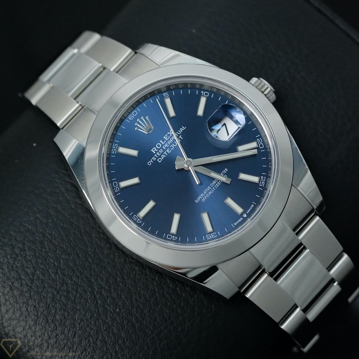 Oyster Perpetual Datejust 41 mm Blue Sticks
