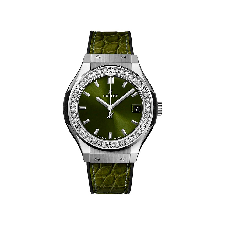 Classic Fusion 33mm Diamond bezel Dreen dial