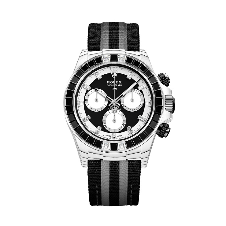 Rolex Daytona 40 Mm Rainbow Sport Black