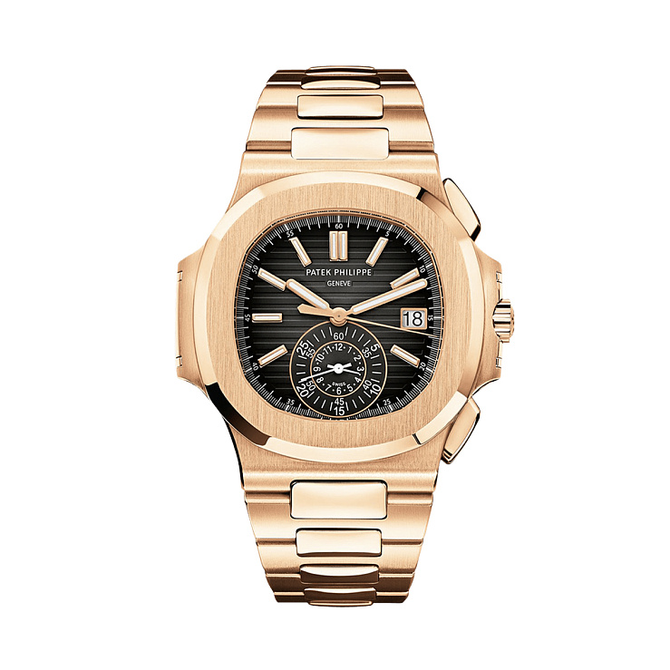 Nautilus Chronograph Rose Gold Blue Dial