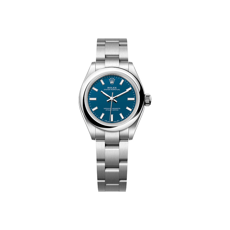 Oyster Perpetual 28mm Steel Blue Dial