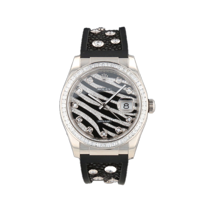 Datejust 36mm Zebra White Gold Factory Made