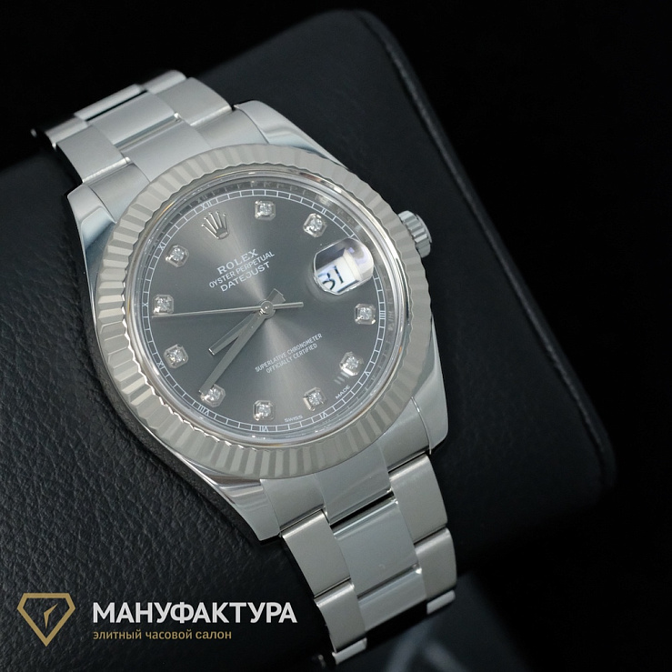 Datejust II 41mm Diamonds