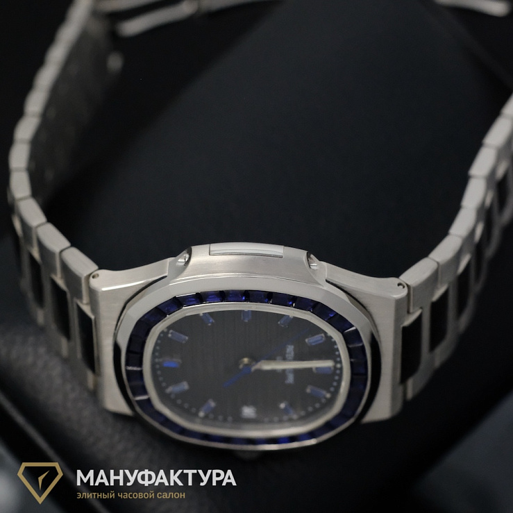 Customised Nautilus Blue Sapphire