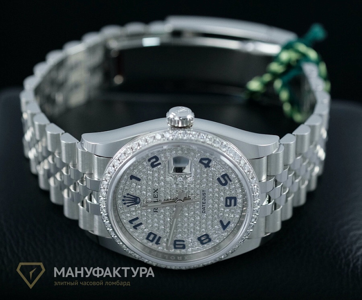 Datejust 36 mm Custom Diamonds Pave Dial 2021