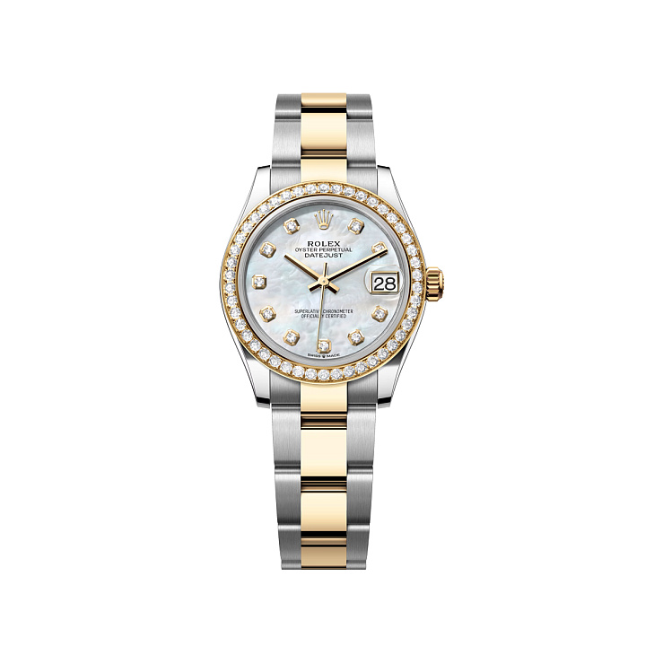 Datejust 31mm Steel & Yellow Gold MoP Diamond Dial Diamond Bezel Oyster Bracelet