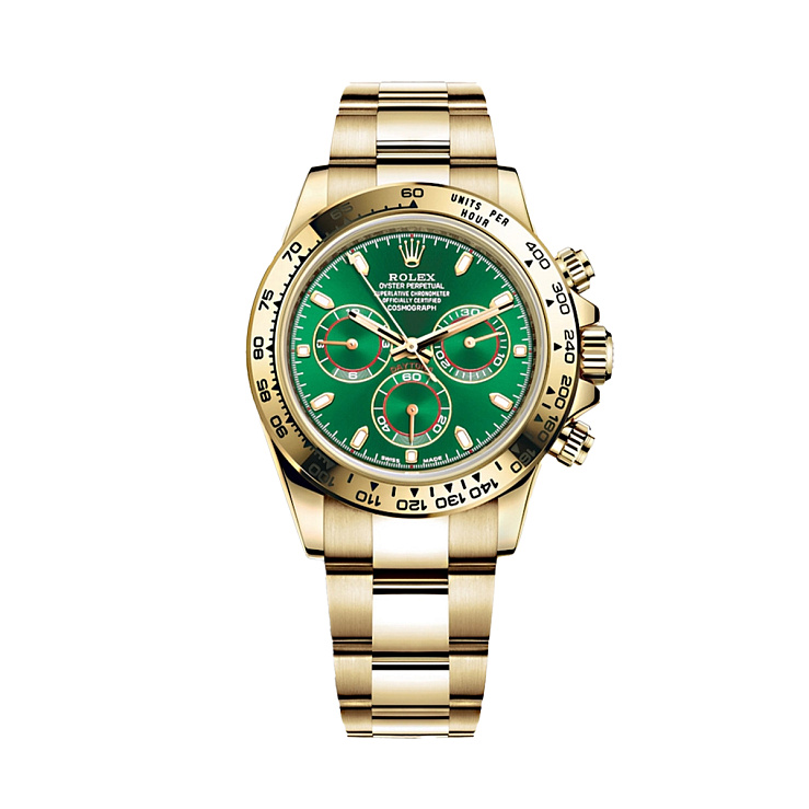 Cosmograph Daytona John Mayer Green Dial Yellow Gold