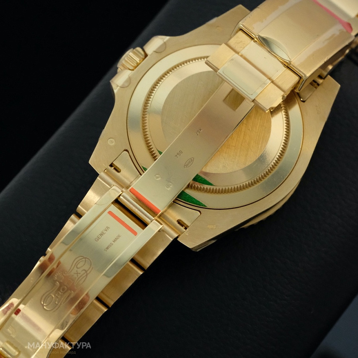 GMT Master Yellow Gold Green Dial
