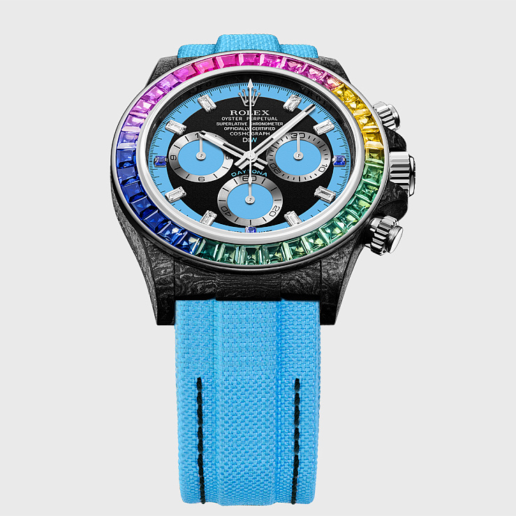 Rolex Daytona 40 Mm Rainbow Blue