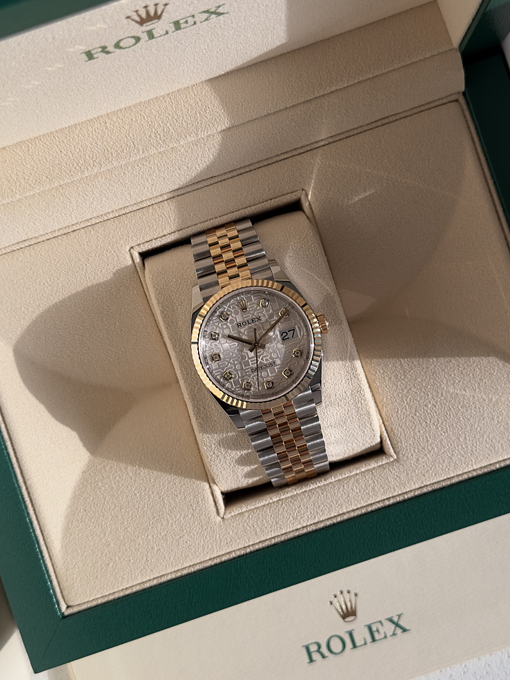 Datejust 36mm Steel & Yellow Gold Computer Diamond Dial Jubilee Bracelet