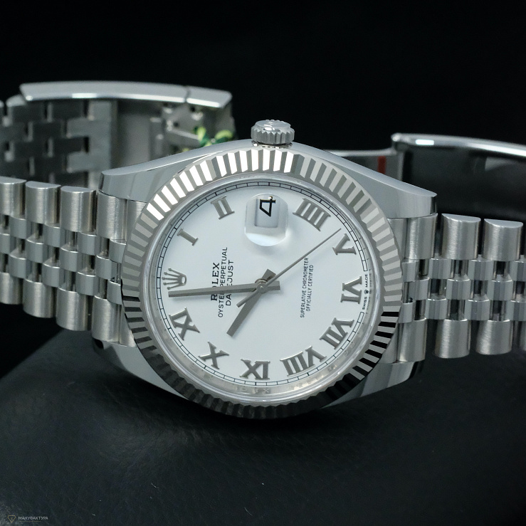 Datejust II 41mm White Dial Roman 2021