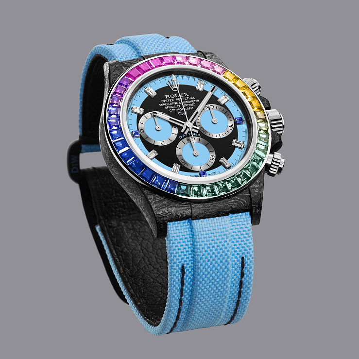 Rolex Daytona 40 Mm Rainbow Blue