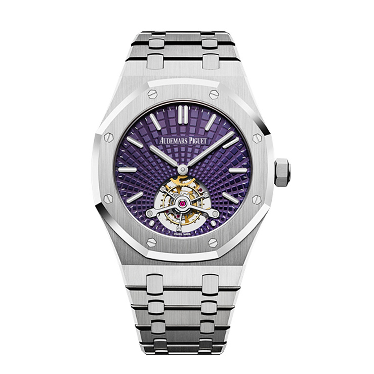 Royal Oak Tourbillon Extra Thin Purple Dial