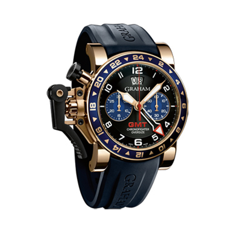 Chronofighter Oversize GMT Big Date Blue Gold