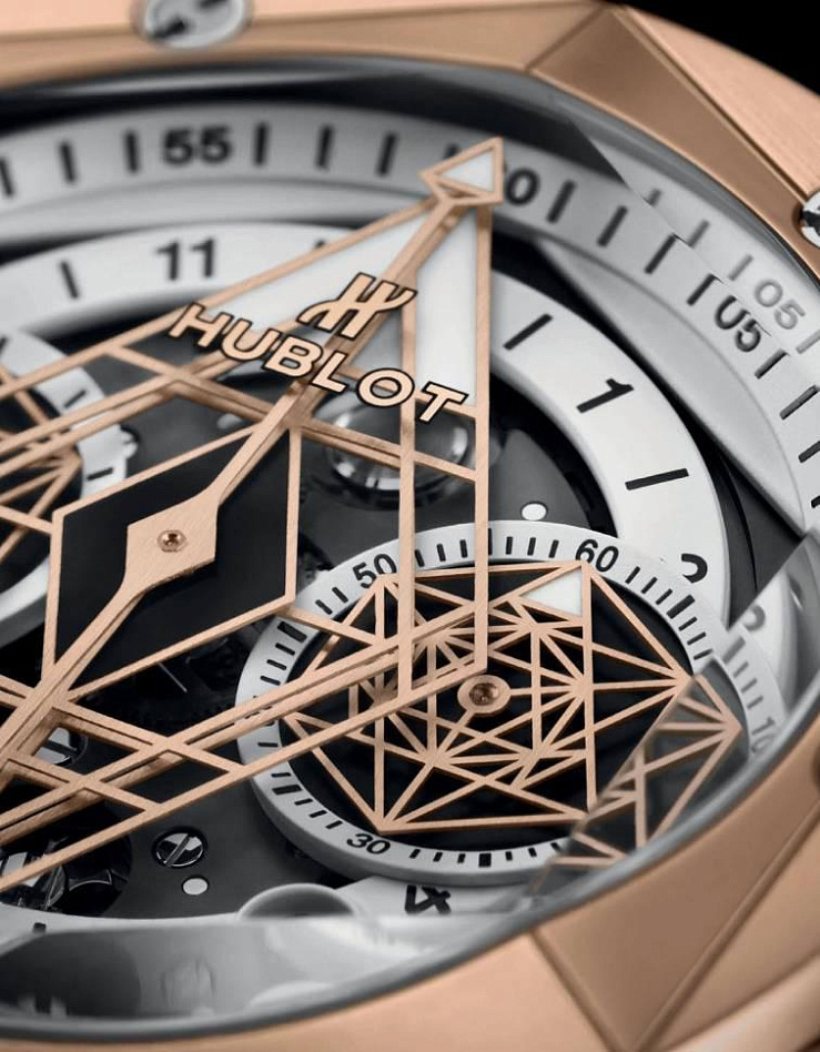 Big Bang Sang Bleu II King Gold White Pave