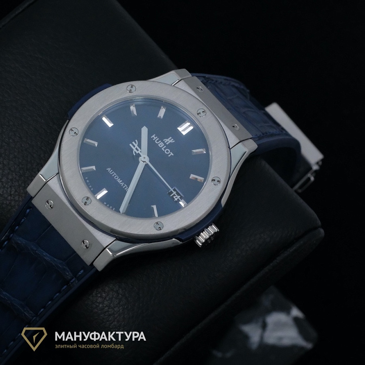 Classic Fusion Blue Titanium 45 mm