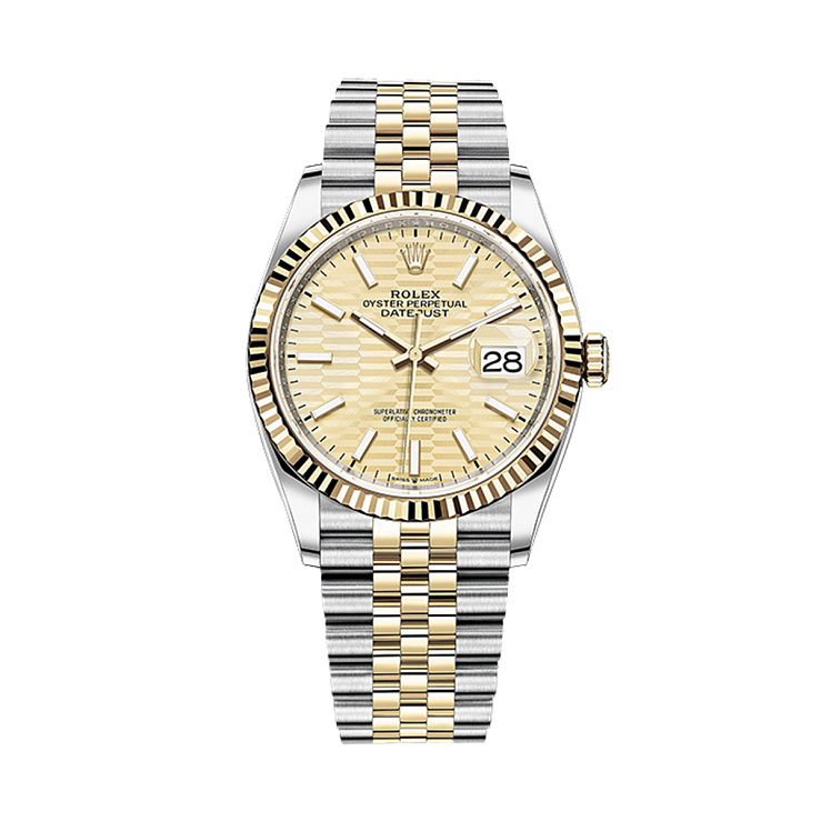Datejust 36mm Steel & Yellow Gold Fluted Motif
