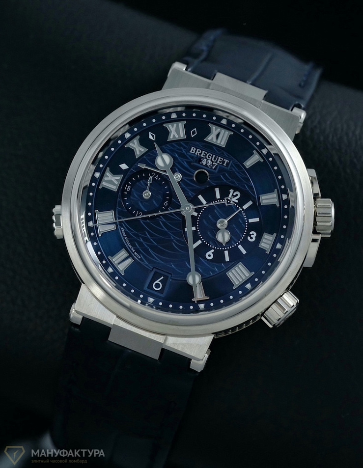 Marine Alarme Musicale White Gold Blue Dial 2021