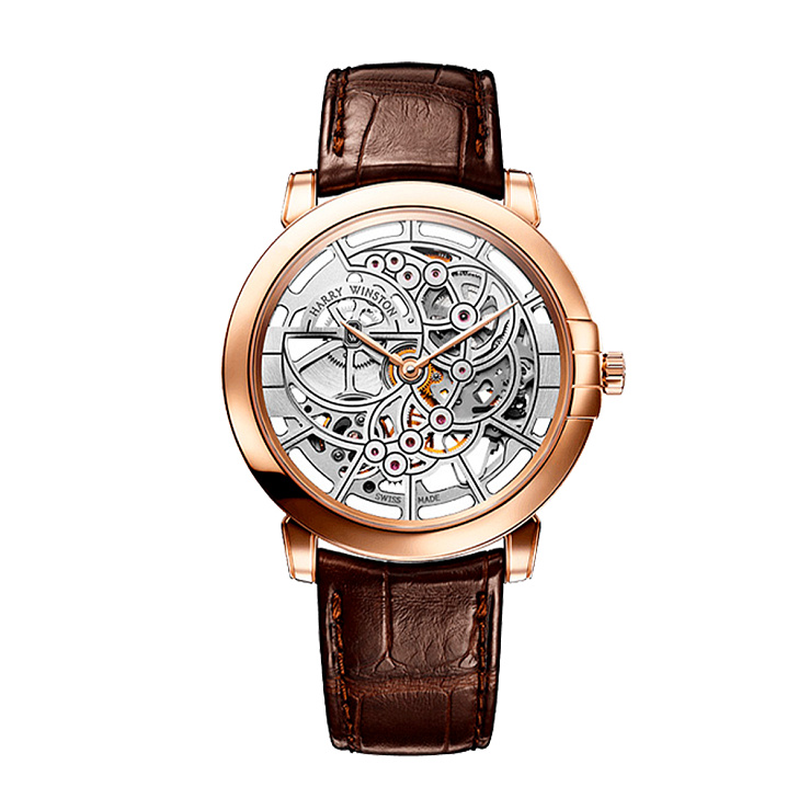 Midnight Skeleton in Rose Gold
