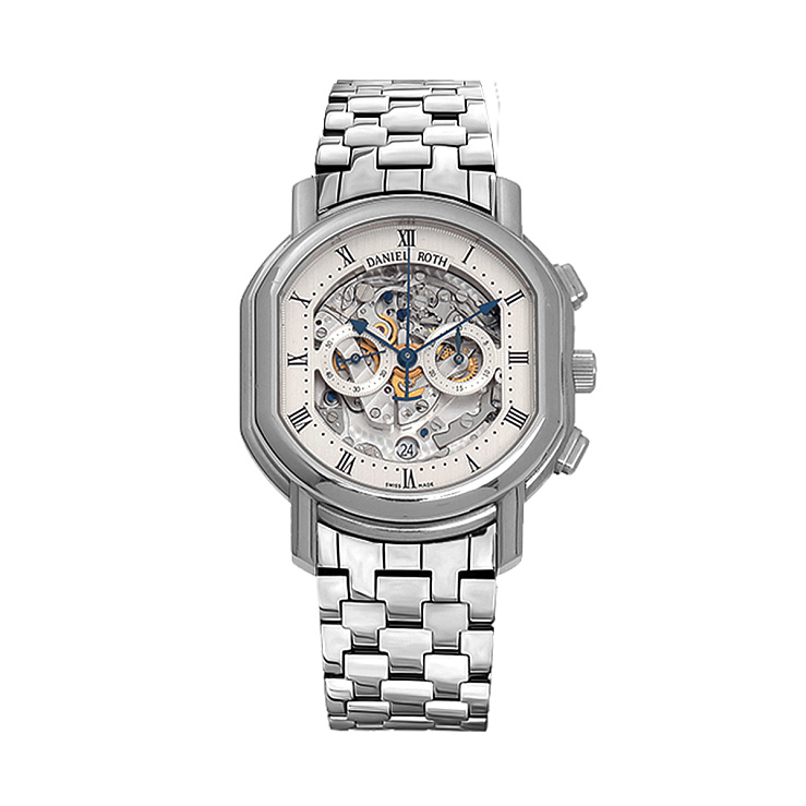 Chronograph Skeleton dial White Gold