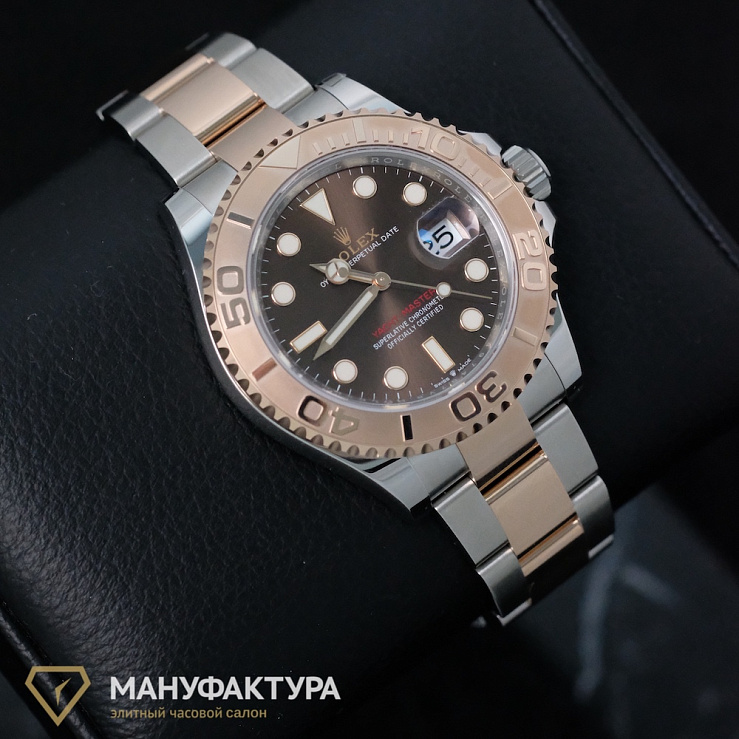 Yacht Master 40mm Steel Everose Chocolate Dial